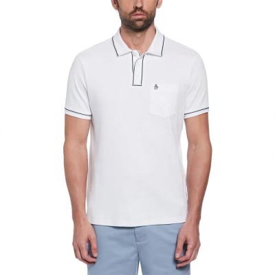 мъжки,блузи,с,яка,original,penguin,earl,organic,interlock,3d,sticker,pete,short,sleeve,polo,bright,white,(white)