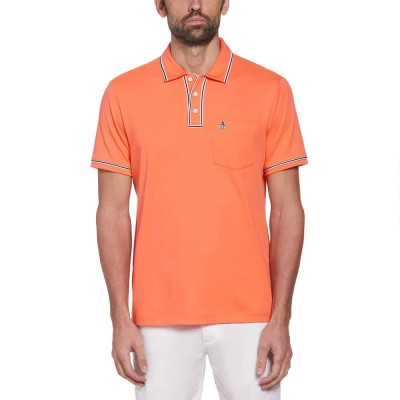 мъжки,блузи,с,яка,original,penguin,earl,organic,interlock,short,sleeve,polo,orange,(camella)