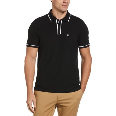 мъжки,блузи,с,яка,original,penguin,earl,organic,pique,short,sleeve,polo,true,black,(black)