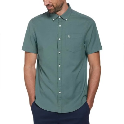 риза,с,къс,ръкав,мъжки,ризи,original,penguin,eco,oxford,short,sleeve,shirt,laurel,wreath,(green)