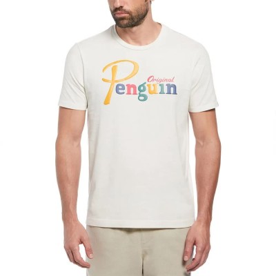 тениска,мъжки,тениски,original,penguin,graphic,logo,short,sleeve,t,shirt,white