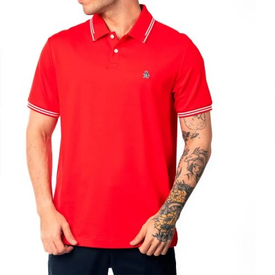 мъжки,блузи,с,яка,original,penguin,organic,interlock,tipped,short,sleeve,polo,red
