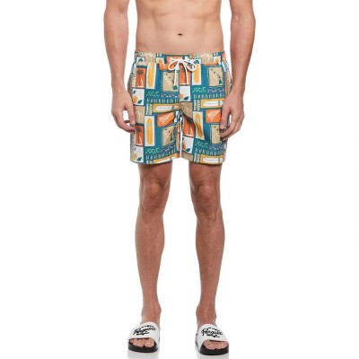 бански,гащета,мъжки,бански,костюми,original,penguin,recycled,polyester,aop,surf,pete,swimming,boxer,multicolor