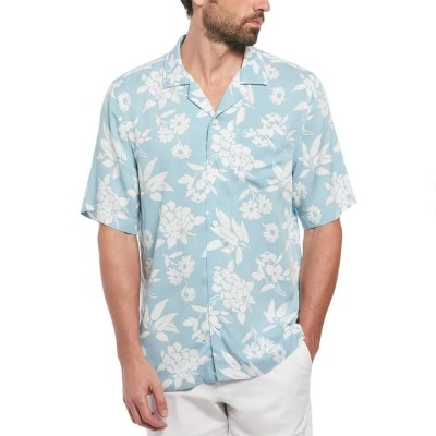риза,с,къс,ръкав,мъжки,ризи,original,penguin,viscose,camp,aop,floral,short,sleeve,shirt,blue
