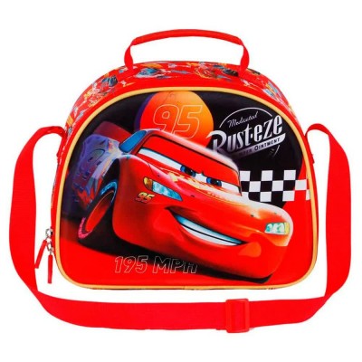 чанта,раници,karactermania,disney,bumper,cars,3d,lunch,bag,multicolour,(red)