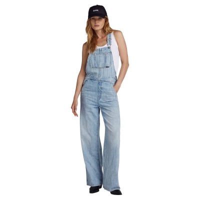 гащеризон,дамски,гащеризони,g,star,leg,dungaree,straight,fit,jumpsuit,blue