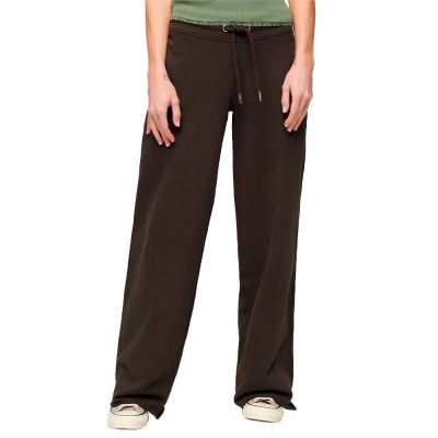 анцуг,дамски,панталони,superdry,essential,logo,straight,joggers,black,(bison,black)