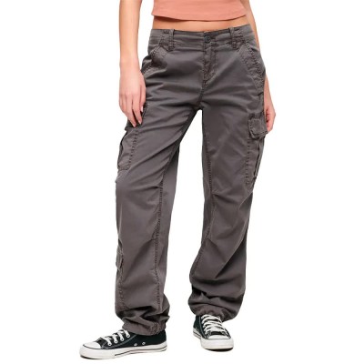 панталони,дамски,панталони,superdry,low,rise,straight,cargo,cargo,pants,grey