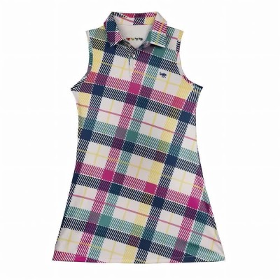 рокля,дамски,поли,и,рокли,oxy,golf,tartan,pigre,inc,dress,green,pink,(multicolor)