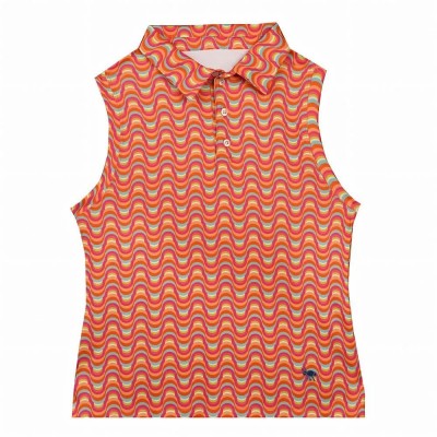 дамски,блузи,с,яка,oxy,golf,warm,waves,woman,sleeveless,polo,orange,(orange,pink)