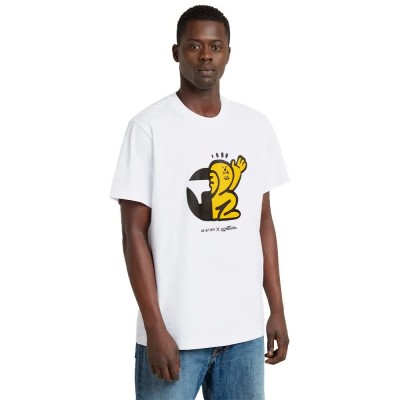 тениска,мъжки,тениски,g,star,figure,cartoon,loose,short,sleeve,t,shirt,white