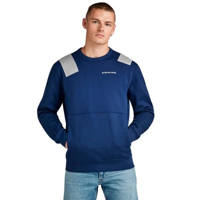 блуза,мъжки,пуловери,g,star,flight,deck,r,sweatshirt,blue