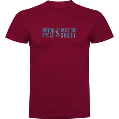 тениска,мъжки,тениски,kruskis,beat,the,street,short,sleeve,t,shirt,dark,red,(red)