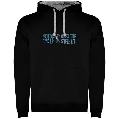 суичър,мъжки,пуловери,kruskis,beat,the,street,two,colour,hoodie,black,grey,(black)