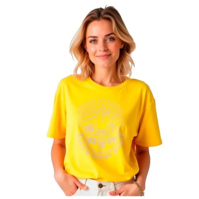 тениска,дамски,тениски,kruskis,biker,life,short,sleeve,t,shirt,yellow,(yellow)