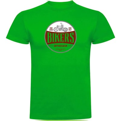 тениска,мъжки,тениски,kruskis,bikers,enthusiasm,short,sleeve,t,shirt,green