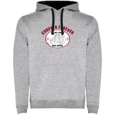 суичър,мъжки,пуловери,kruskis,chopper,forever,two,colour,hoodie,heather,grey,black,(grey)