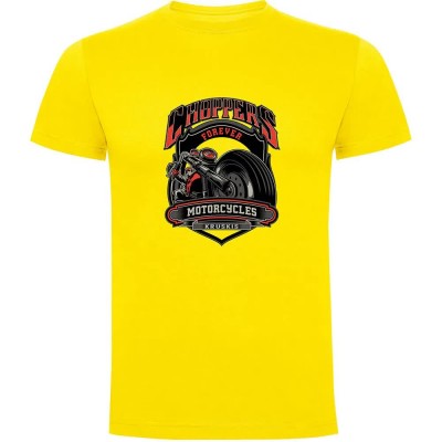 тениска,мъжки,тениски,kruskis,choppers,motorcycles,short,sleeve,t,shirt,yellow