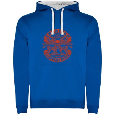 суичър,мъжки,пуловери,kruskis,choppers,rider,two,colour,hoodie,royal,blue,white,(blue)