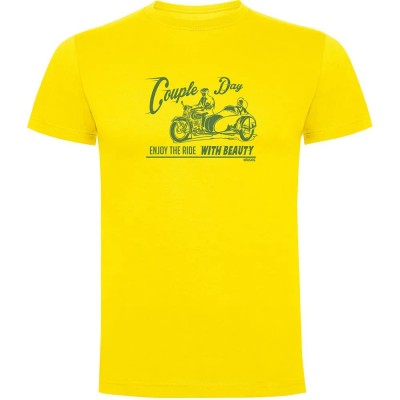 тениска,мъжки,тениски,kruskis,couple,day,short,sleeve,t,shirt,yellow