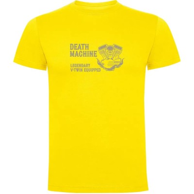 тениска,мъжки,тениски,kruskis,death,machine,short,sleeve,t,shirt,yellow