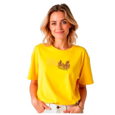 тениска,дамски,тениски,kruskis,death,races,short,sleeve,t,shirt,yellow,(yellow)