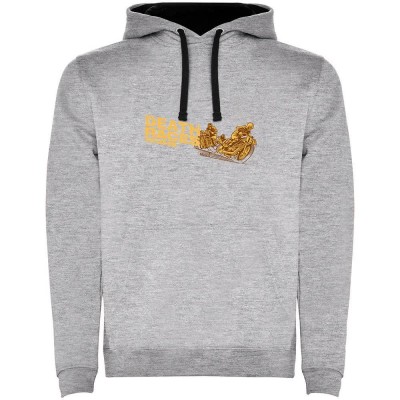 суичър,мъжки,пуловери,kruskis,death,races,two,colour,hoodie,heather,grey,black,(grey)