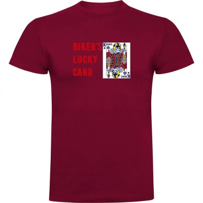 тениска,мъжки,тениски,kruskis,lucky,card,short,sleeve,t,shirt,dark,red,(red)