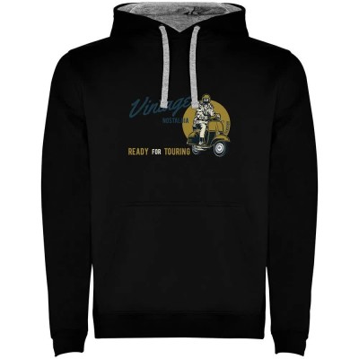 суичър,мъжки,пуловери,kruskis,nostalgia,two,colour,hoodie,black,grey,(black)