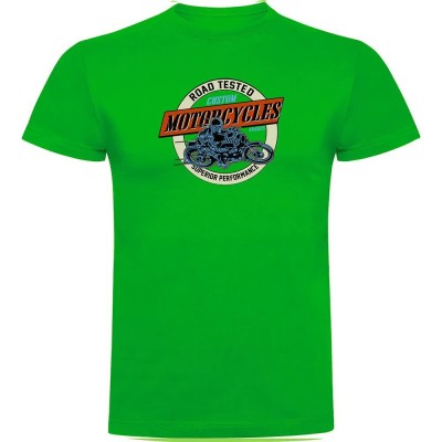 тениска,мъжки,тениски,kruskis,road,motorcycles,short,sleeve,t,shirt,green