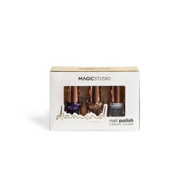 специфични,козметични,продукти,magic,studio,diamond,nail,polish,3,units,gold