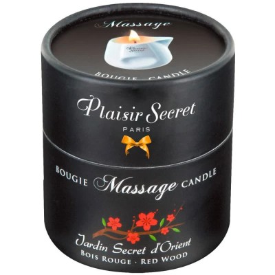 хигиена,тяло,plaisir,secret,bois,rouge,massage,candle,white,(black)