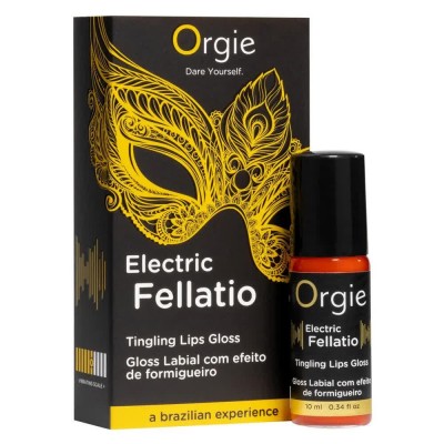 хигиена,тяло,orgie,electric,fellatio,tingling,lips,gloss,transparent,(golden)