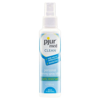хигиена,тяло,pjur,med,100ml,sex,toys,cleaner,clear,(transparent)