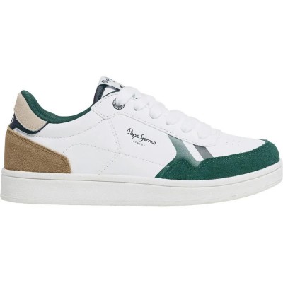 маратонки,мъжки,маратонки,дамски,маратонки,pepe,jeans,player,classic,trainers,white,(ivy,green)