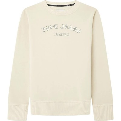 блуза,детски,блузи,pepe,jeans,aldridge,sweatshirt,beige,(ivory,white)