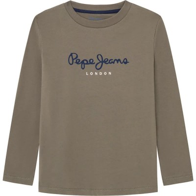 тениска,детски,тениски,pepe,jeans,new,herman,n,long,sleeve,t,shirt,green,(leaf,green)