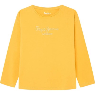 тениска,детски,тениски,pepe,jeans,vita,long,sleeve,t,shirt,honeyyellow,(yellow)