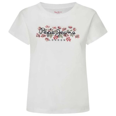 тениска,дамски,тениски,pepe,jeans,ginny,short,sleeve,t,shirt,white