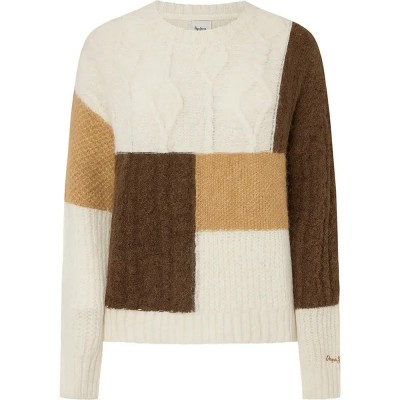 блуза,дамски,пуловери,дамски,плетени,дрехи,pepe,jeans,hilary,sweater,white