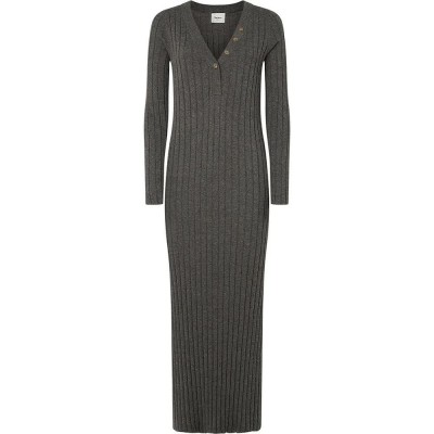 рокля,дамски,поли,и,рокли,pepe,jeans,izabel,long,sleeve,long,dress,grey