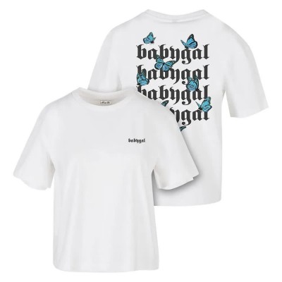 тениска,дамски,тениски,miss,tee,babygal,short,sleeve,t,shirt,white
