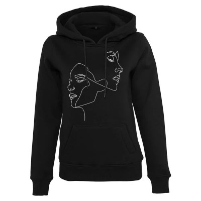 суичър,дамски,блузи,miss,tee,one,line,fit,hoodie,black,(black)