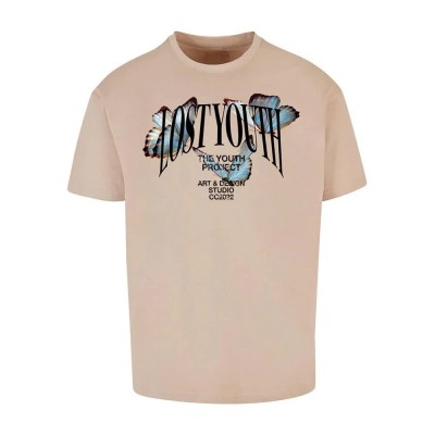 юношеска,тениска,мъжки,тениски,lost,youth,butterfly,v1,oversize,short,sleeve,t,shirt,beige,(sand)