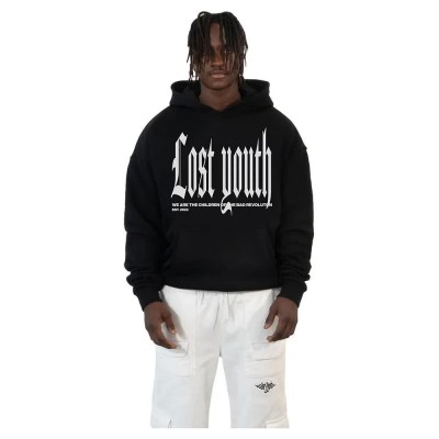 юношески,суичър,мъжки,пуловери,lost,youth,classic,v4,hoodie,black,(black)