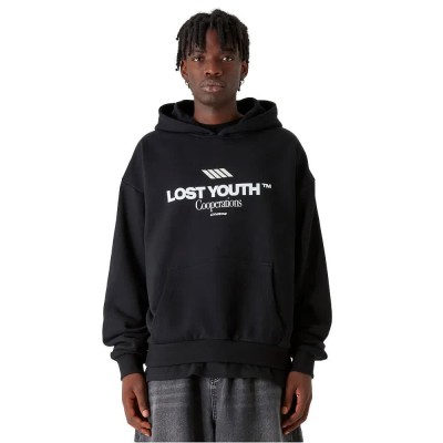 юношески,суичър,мъжки,пуловери,lost,youth,cooperations,hoodie,black,(black)