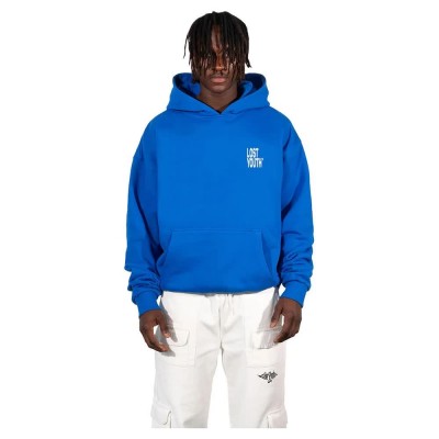 юношески,суичър,мъжки,пуловери,lost,youth,life,is,short,hoodie,cobalt,blue,(blue)