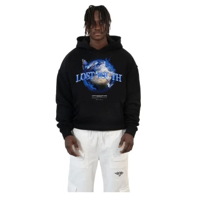 юношески,суичър,мъжки,пуловери,lost,youth,world,hoodie,black,(black)
