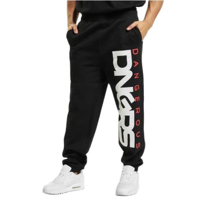 анцуг,мъжки,панталони,dangerous,dngrs,classic,sweat,pants,black,red,(black)