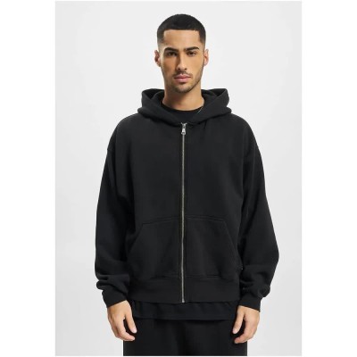 блуза,мъжки,пуловери,def,basic,full,zip,sweatshirt,black,(black,washed)